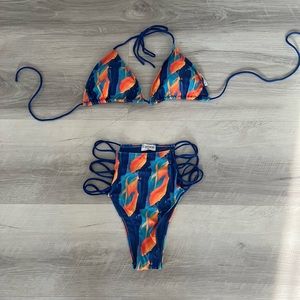 high waist bikini